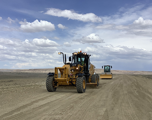 Heavy equipment on the move